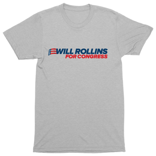 Will Rollins for Congress Logo T-Shirt